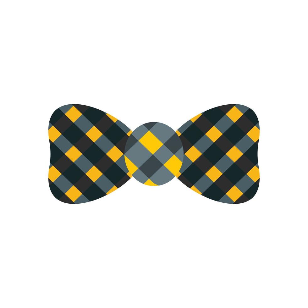 Bow tie icon, flat style vector
