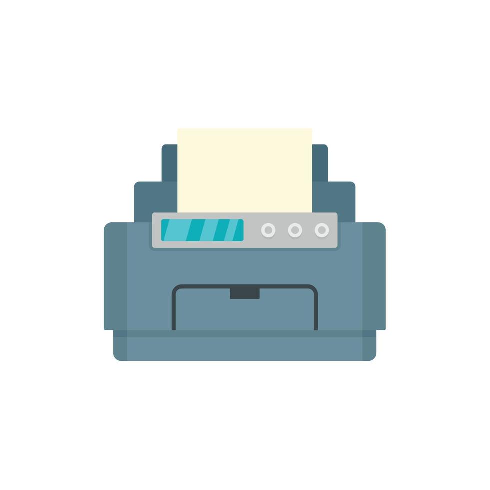 Laser printer icon, flat style vector