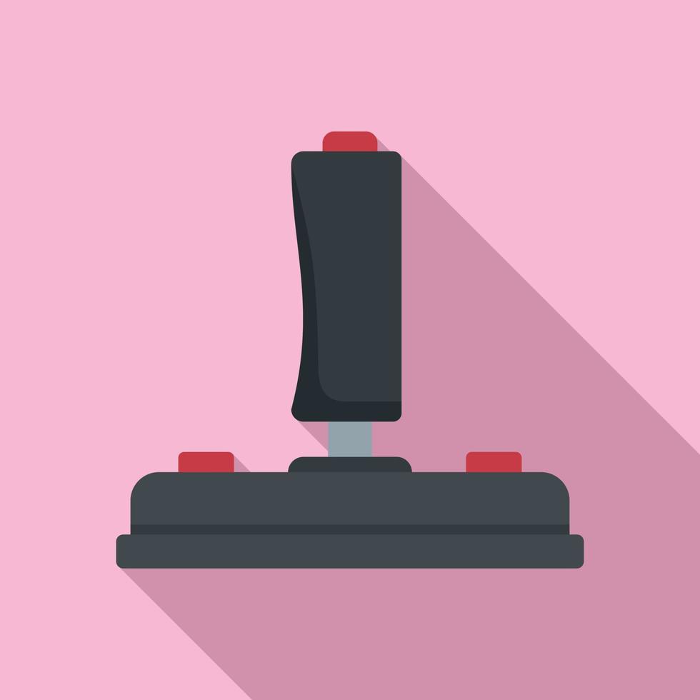 Joystick icon, flat style vector