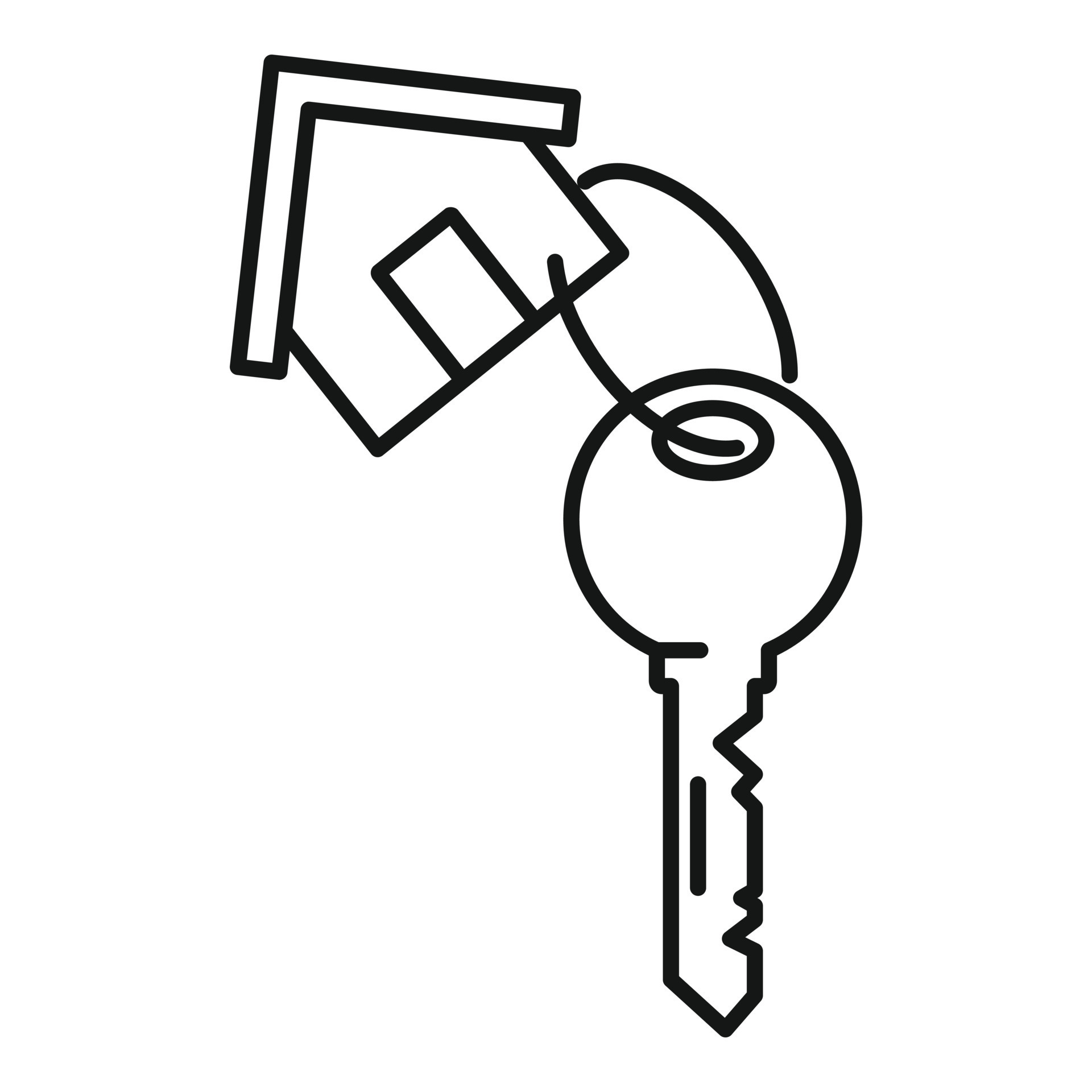 House key mortgage icon, outline style 14625084 Vector Art at Vecteezy