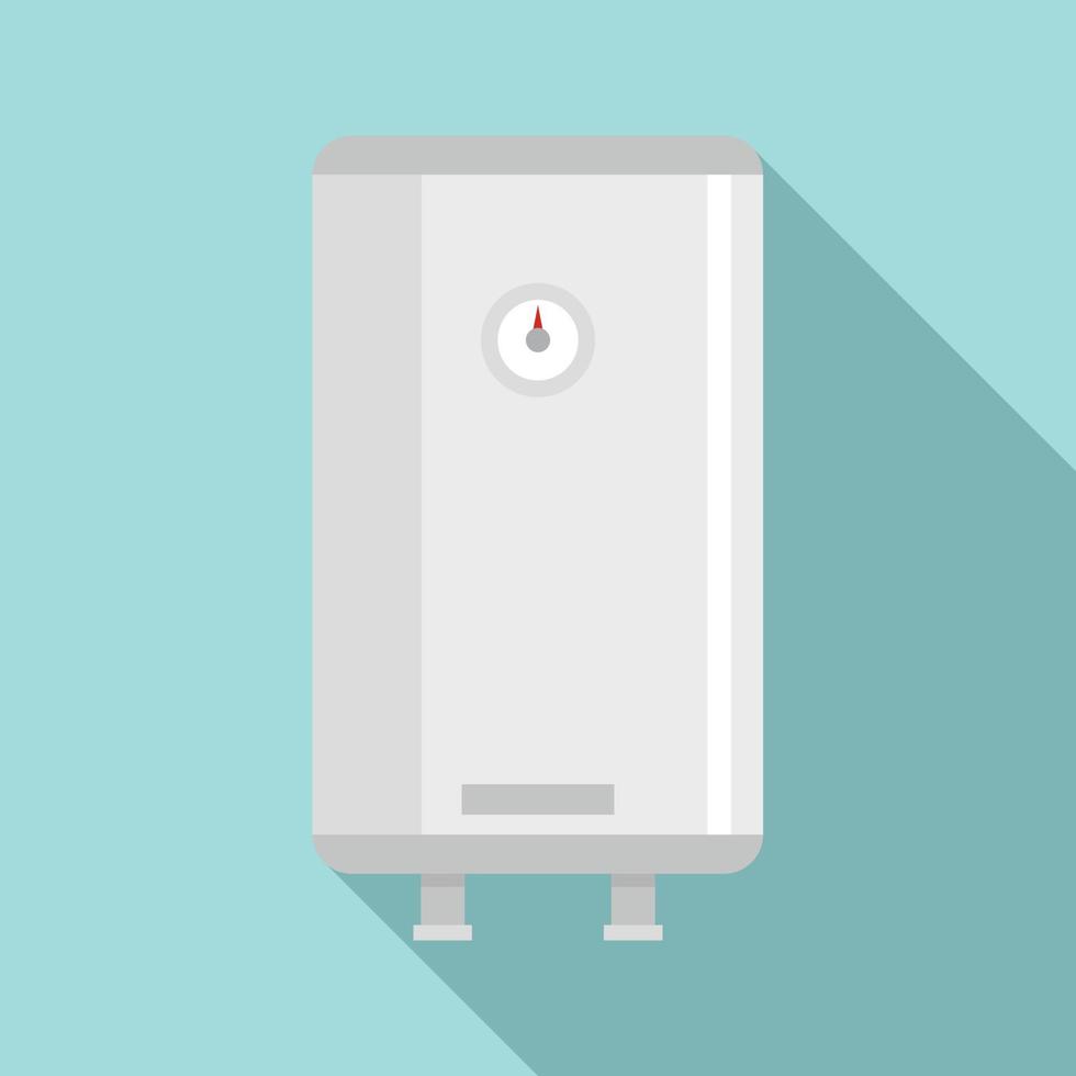 Water boiler icon, flat style vector