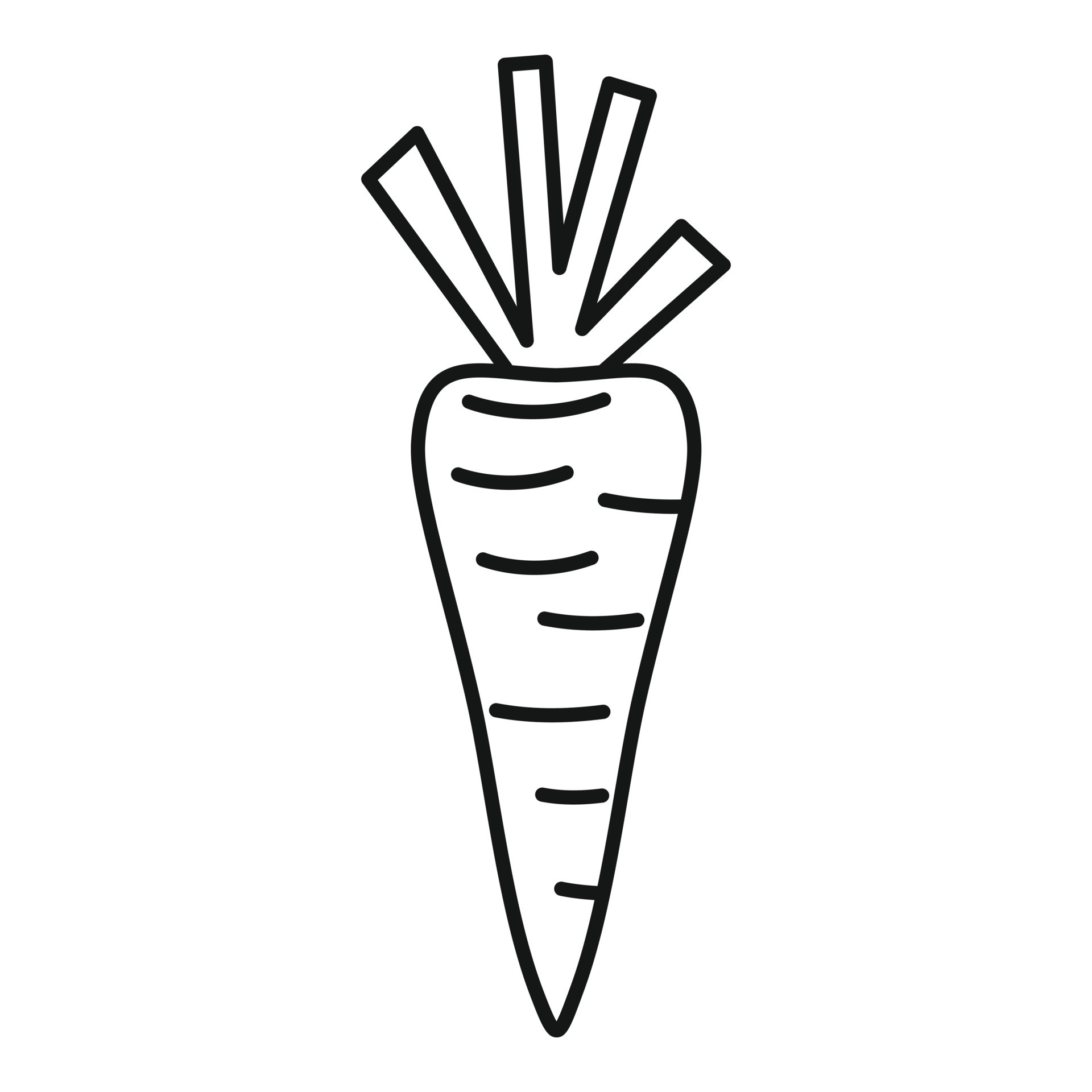 Farm carrot icon, outline style 14625328 Vector Art at Vecteezy