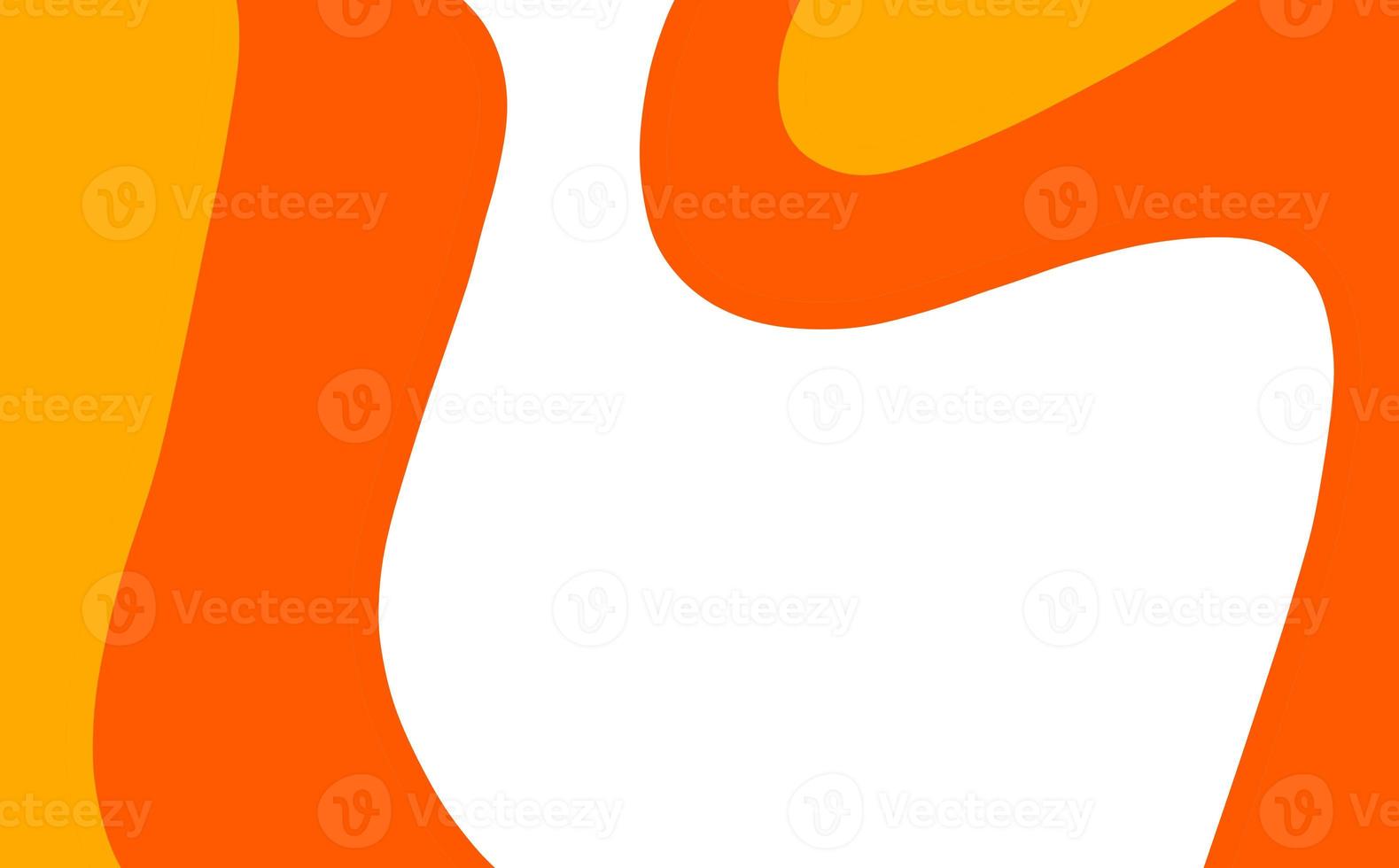 abstract colorful waves, wave background. pastel backdrop, Paper art cartoon abstract waves, orange photo