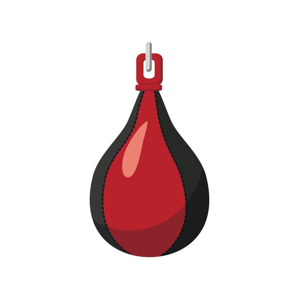 icono de pera boxer, estilo de dibujos animados vector