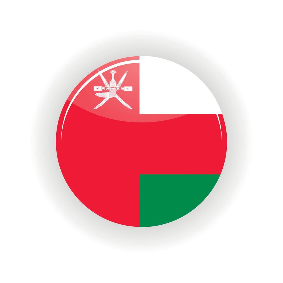 Oman icon circle vector