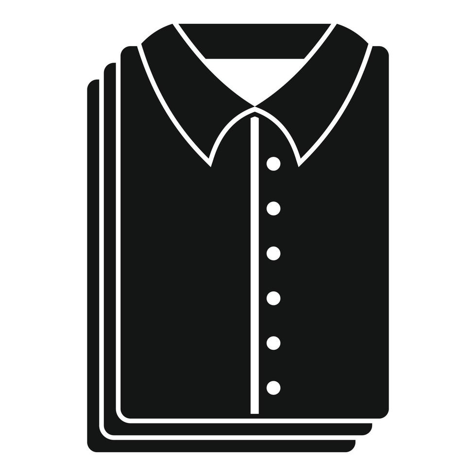 Clean shirts icon, simple style vector