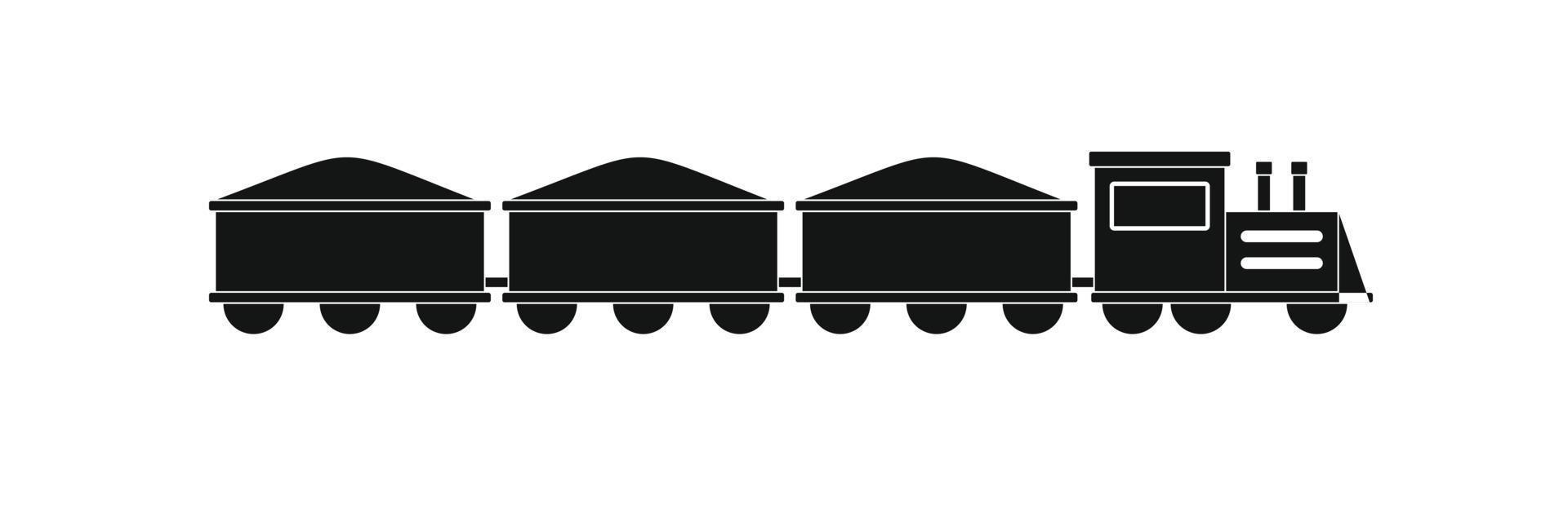 icono de tren vip, estilo simple. vector