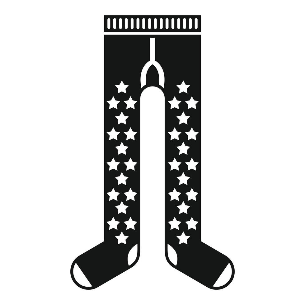 Tights icon, simple style vector