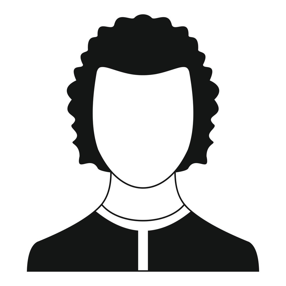 Man avatar icon vector simple