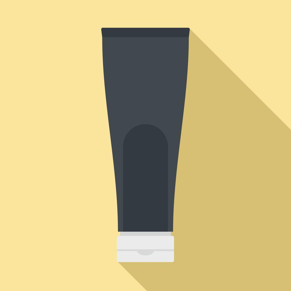 Conditioner creme tube icon, flat style vector
