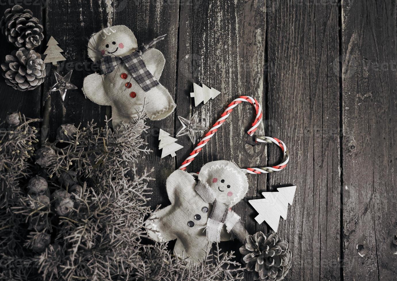 Holidays christmas on wooden photo