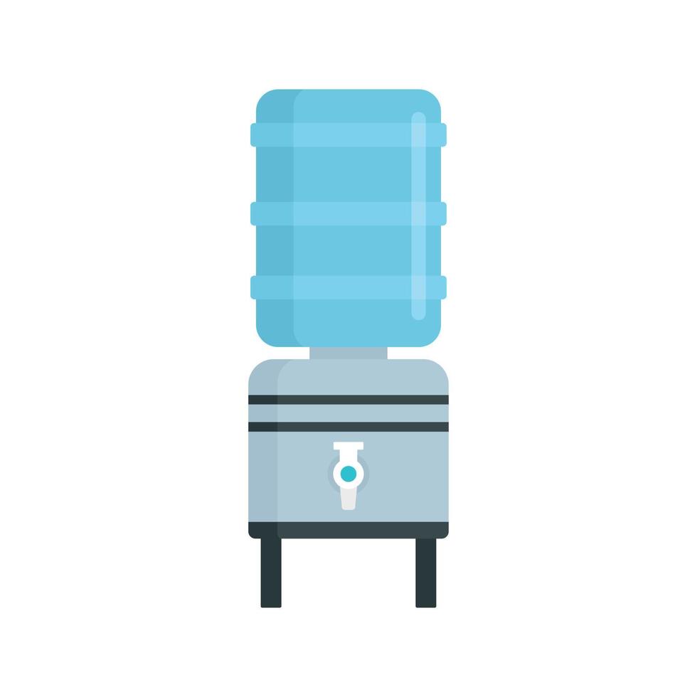 Water dispenser icon, flat style vector