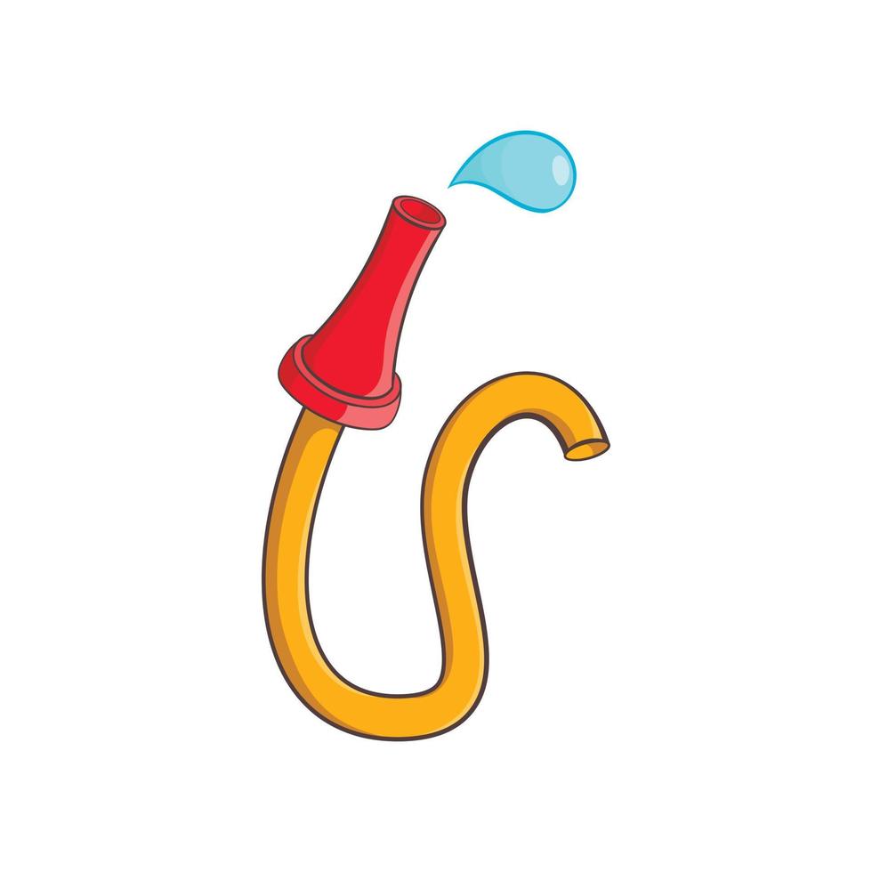 Fire hose icon, cartoon style vector
