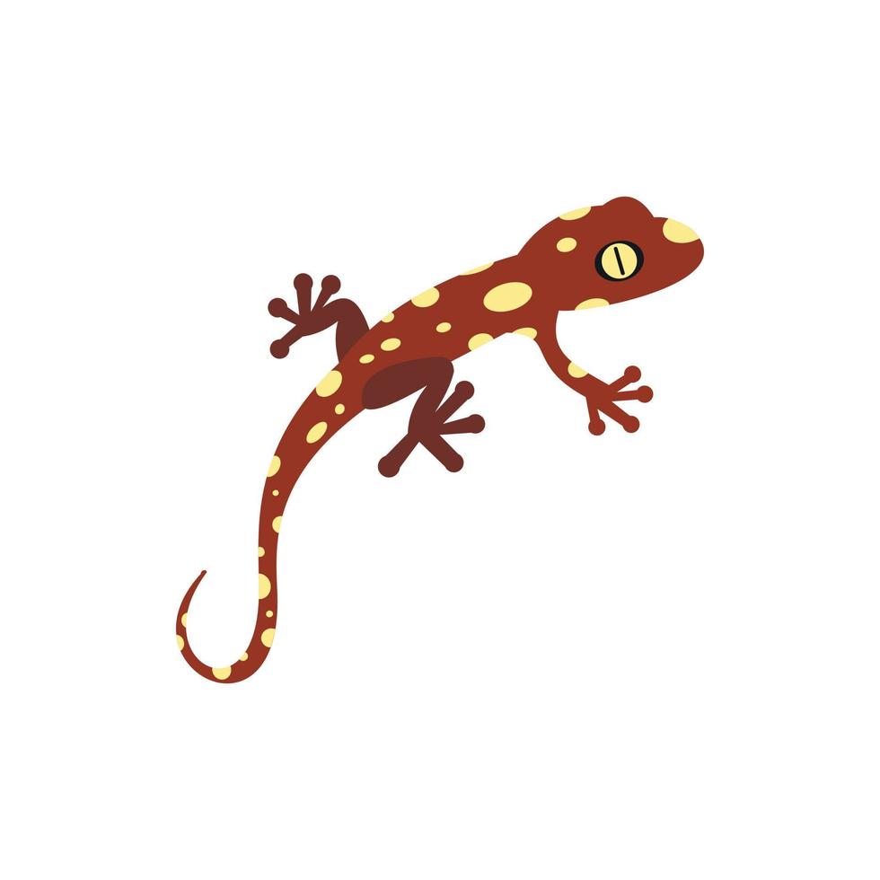 icono de salamandra en estilo plano vector