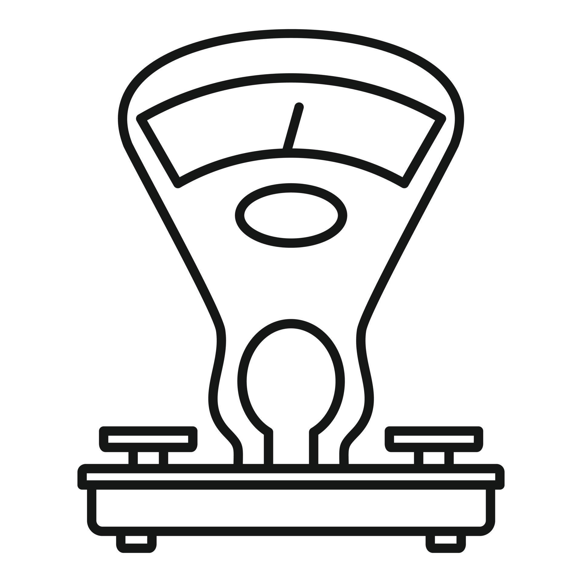 Retro mechanical scales icon, outline style 14626910 Vector Art at Vecteezy