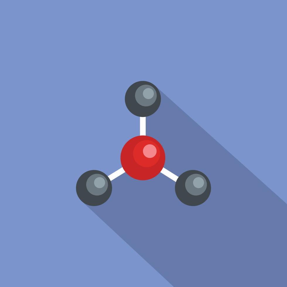 Connection lattice icon, flat style vector