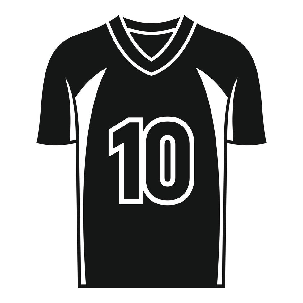 American football jersey icon, simple style vector