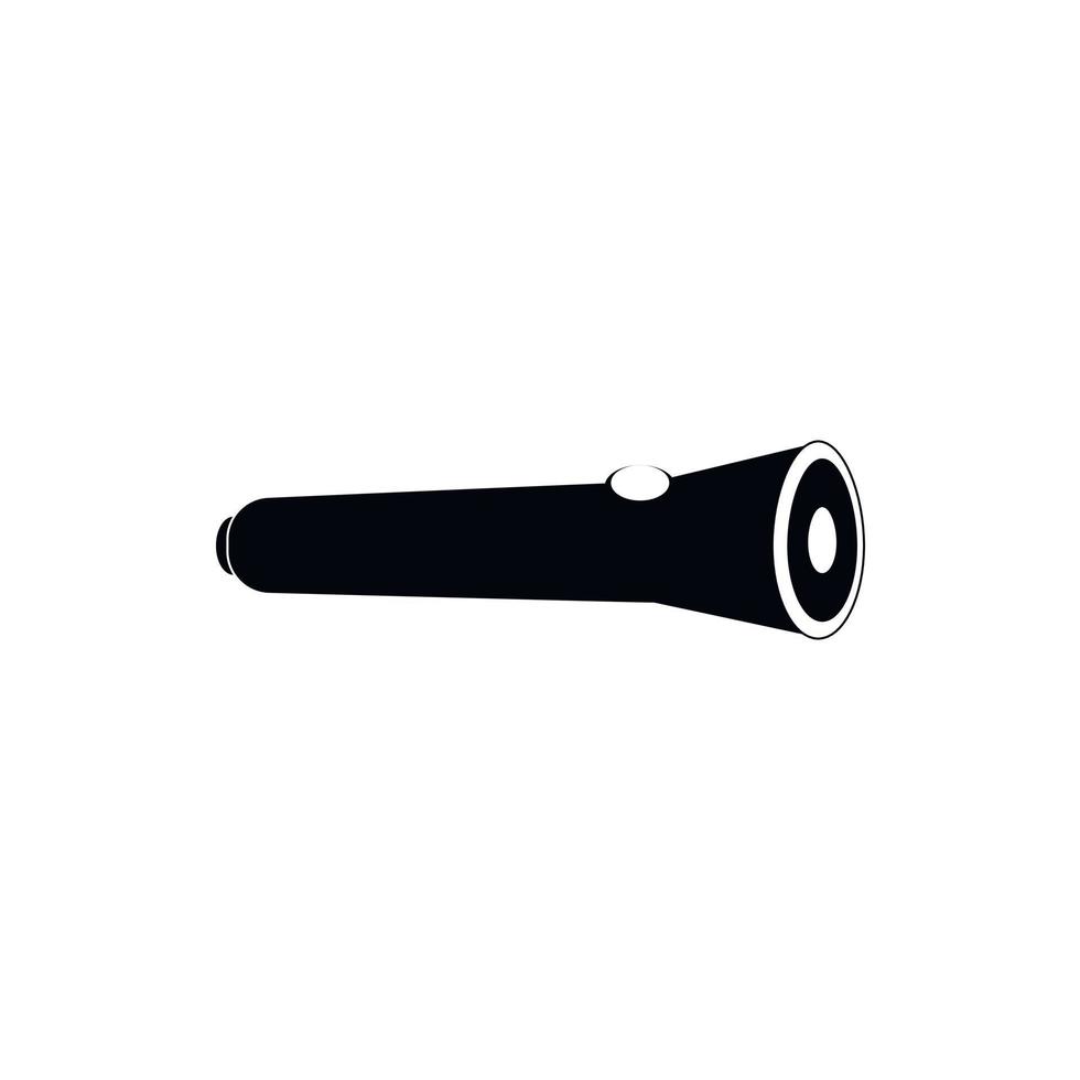 Spyglass icon, simple style vector