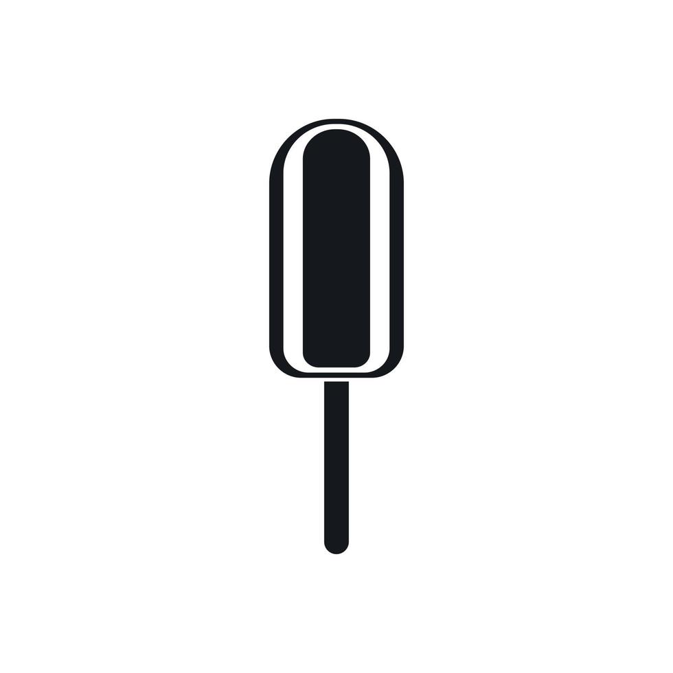 icono de helado, estilo simple vector