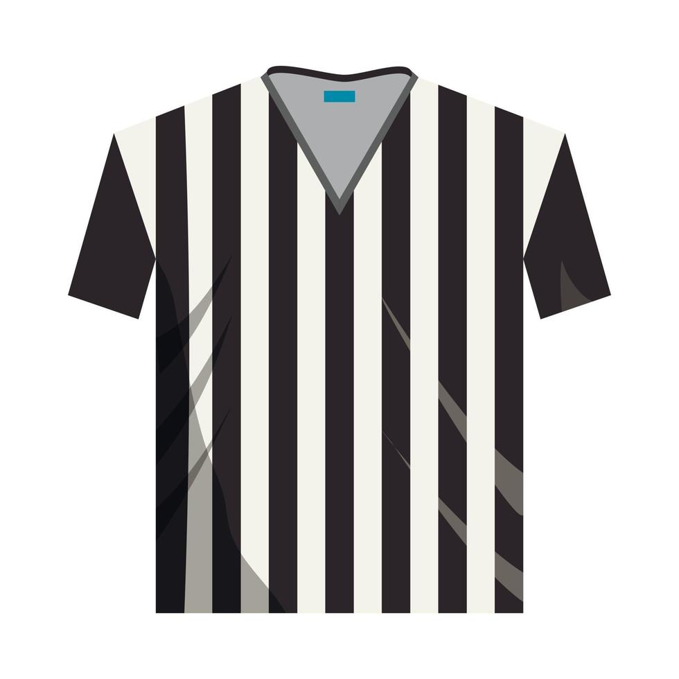 Referee shirt icon, cartoon style vector