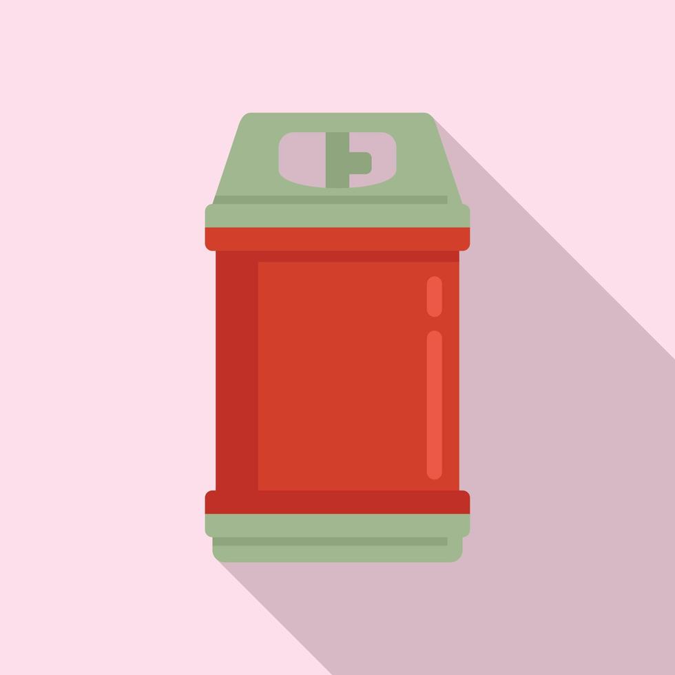 Gas cylinder balloon icon, flat style vector