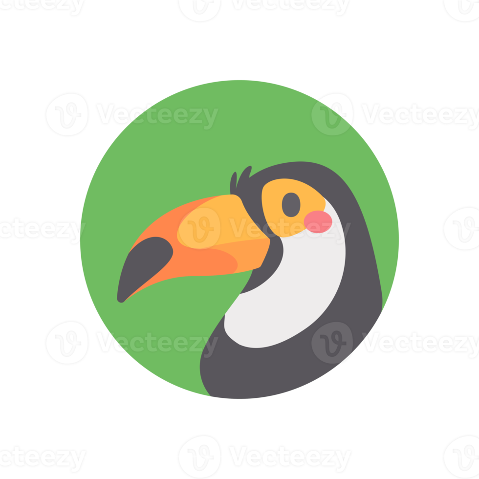 Cartoon bird. Poultry icon in the zoo. for kids decoration png