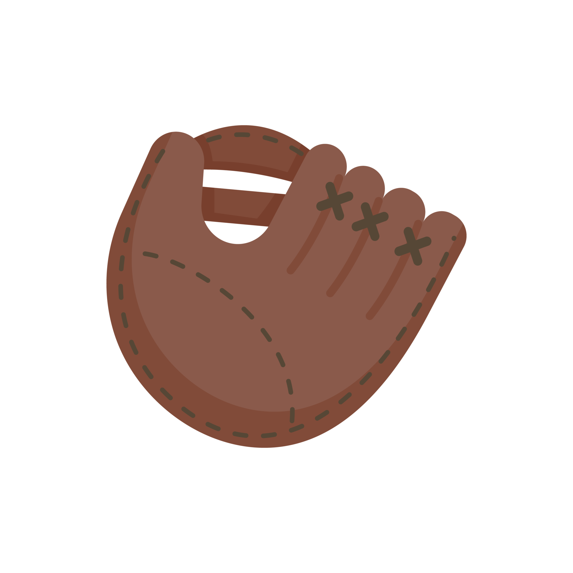 Baseball gloves. Leather gloves for the popular baseball game. 14627467 PNG