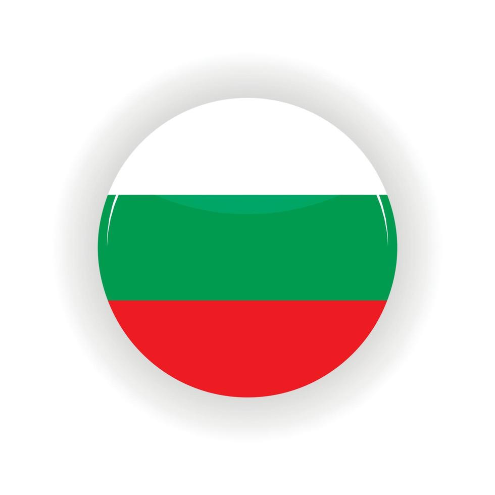 Bulgaria icon circle vector