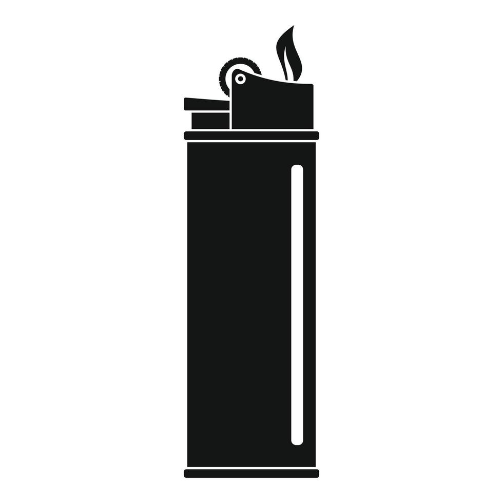 Lighter icon, simple style vector