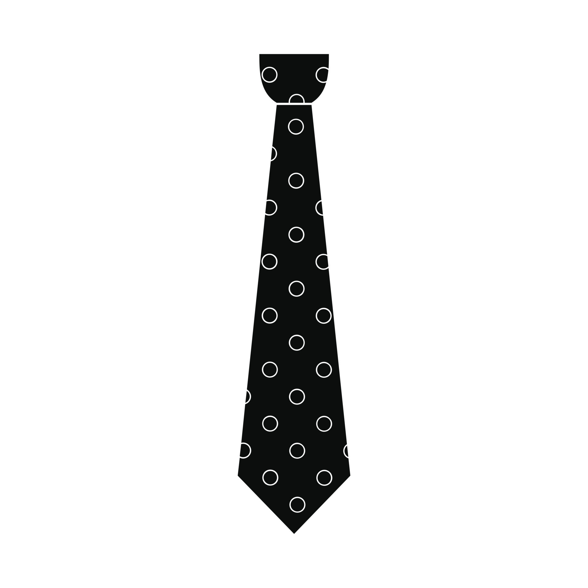 Textile tie icon, simple style 14627569 Vector Art at Vecteezy