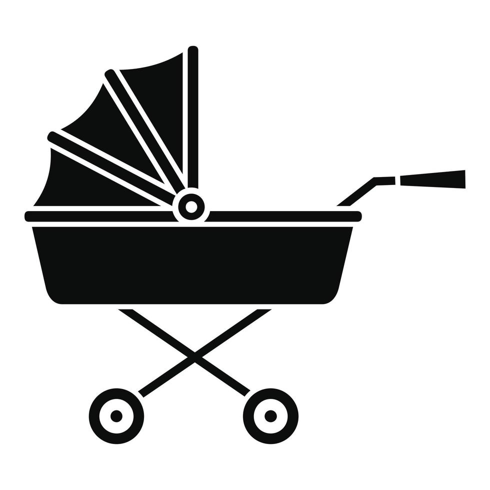 Buggy icon, simple style vector