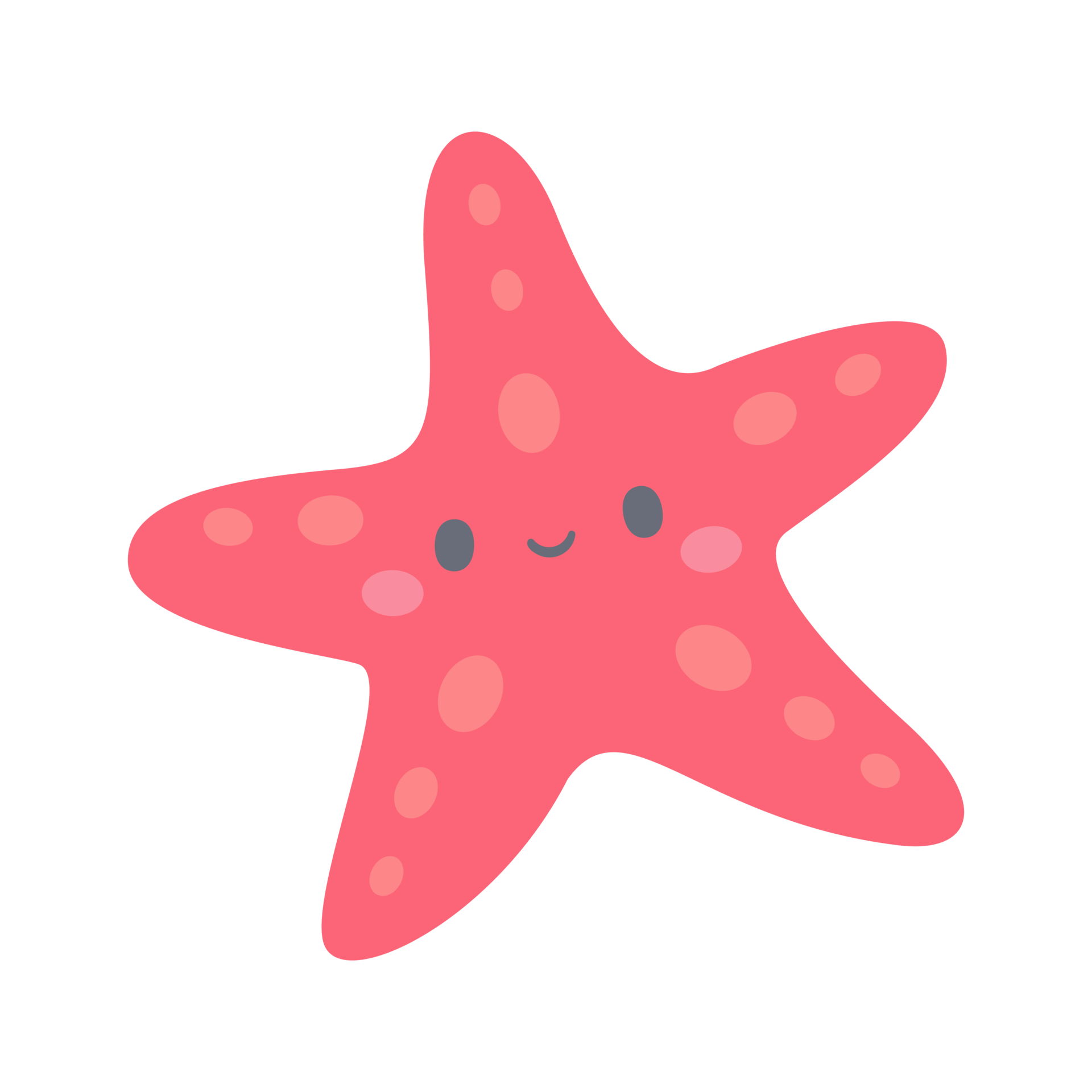Free Cartoon starfish. cute sea creatures on the beach of the ocean  14627771 PNG with Transparent Background