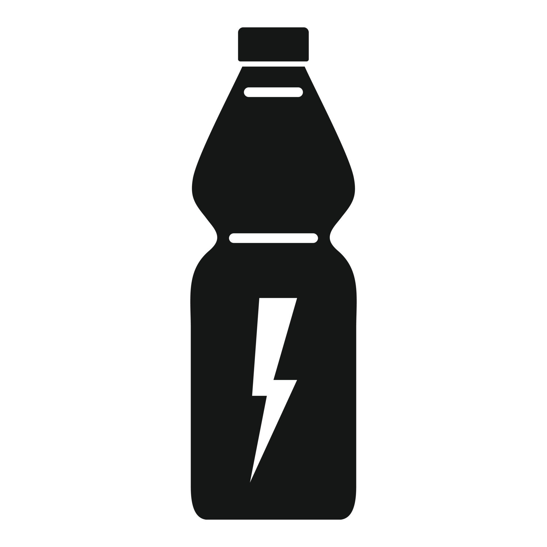 Energy drink bottle icon, simple style 14627984 Vector Art at Vecteezy