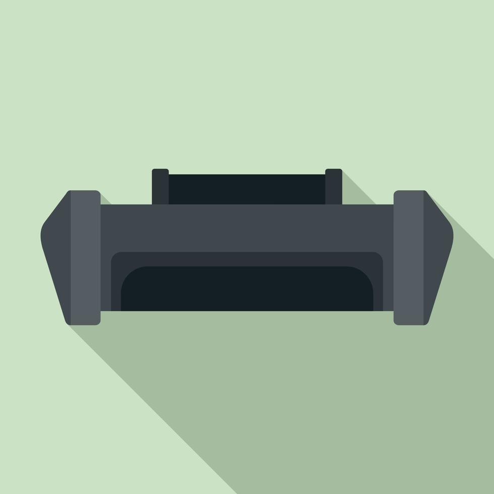 Service cartridge icon, flat style vector