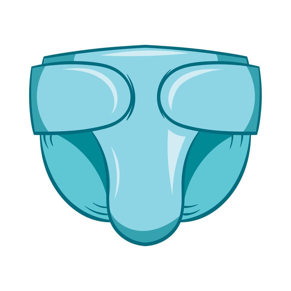 Diaper icon, cartoon style vector