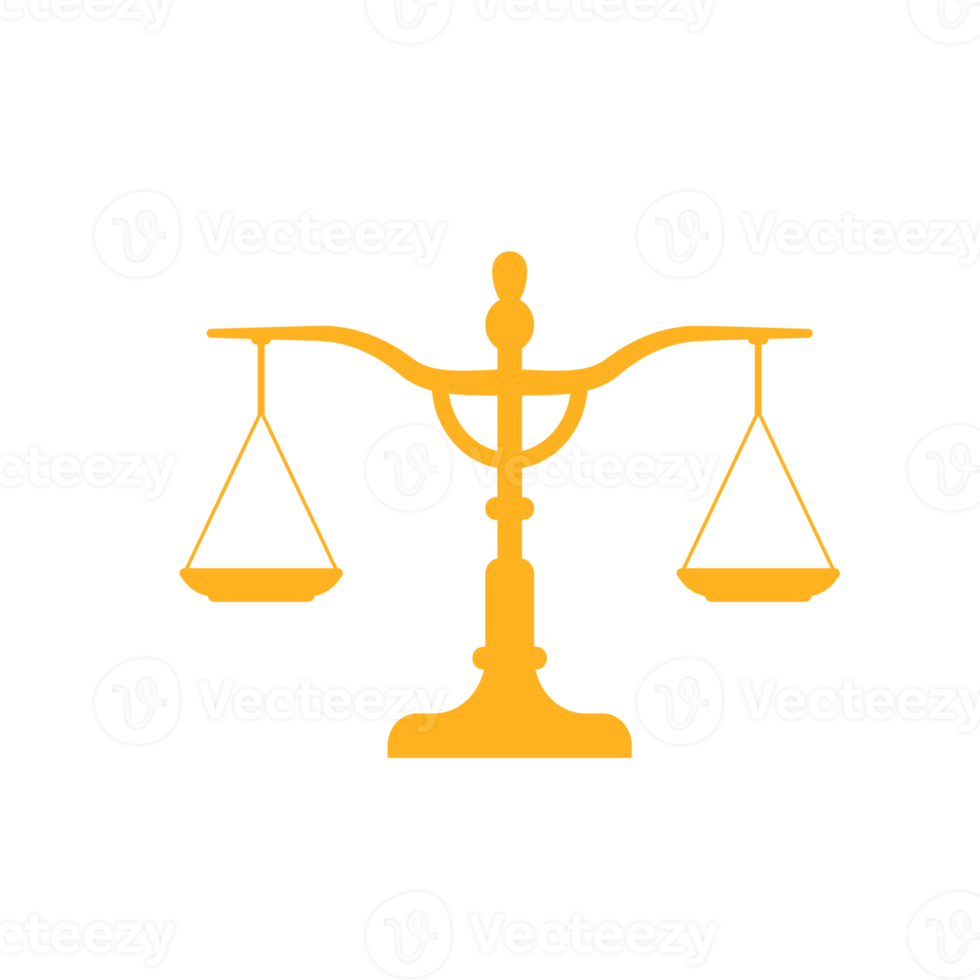 judge scales The symbol of justice in the judgment of the judges in the courts. png