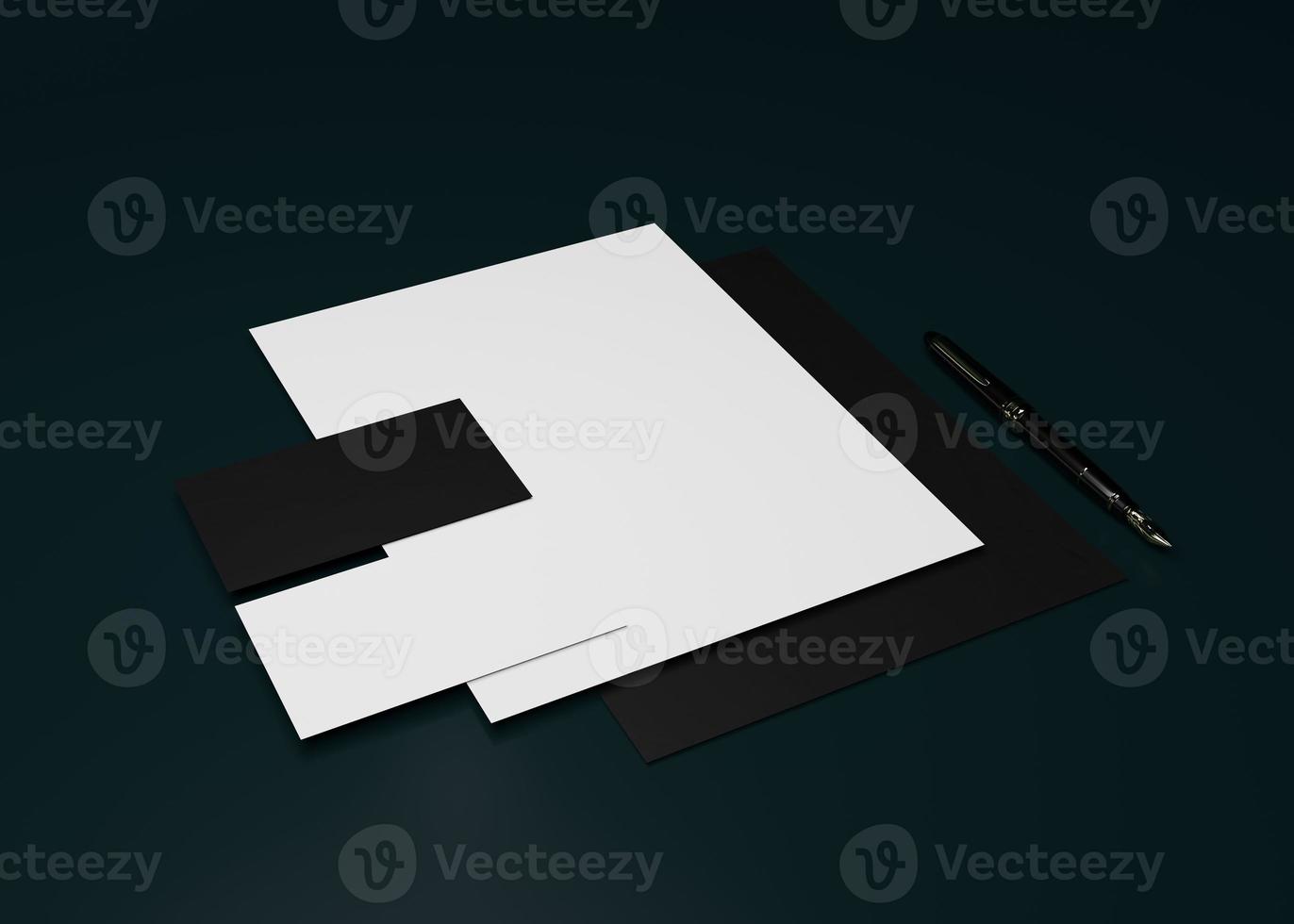 Stationary set mockup photo