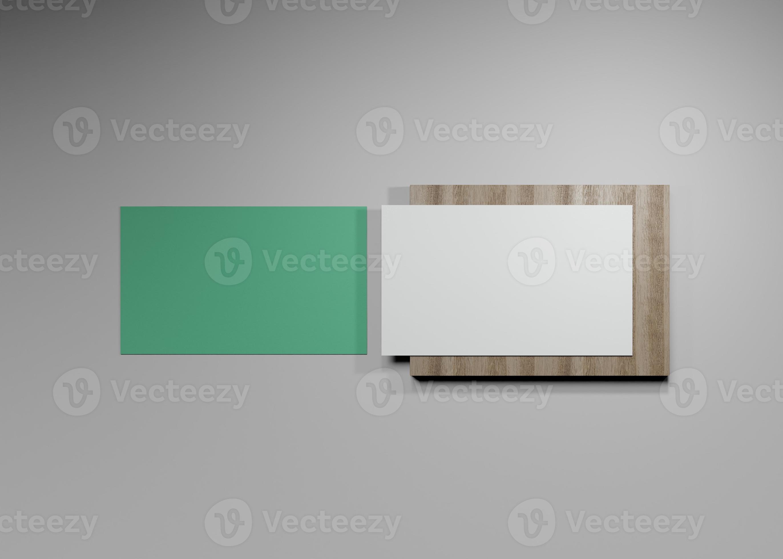 Business card on gray background 14628747 Stock Photo at Vecteezy