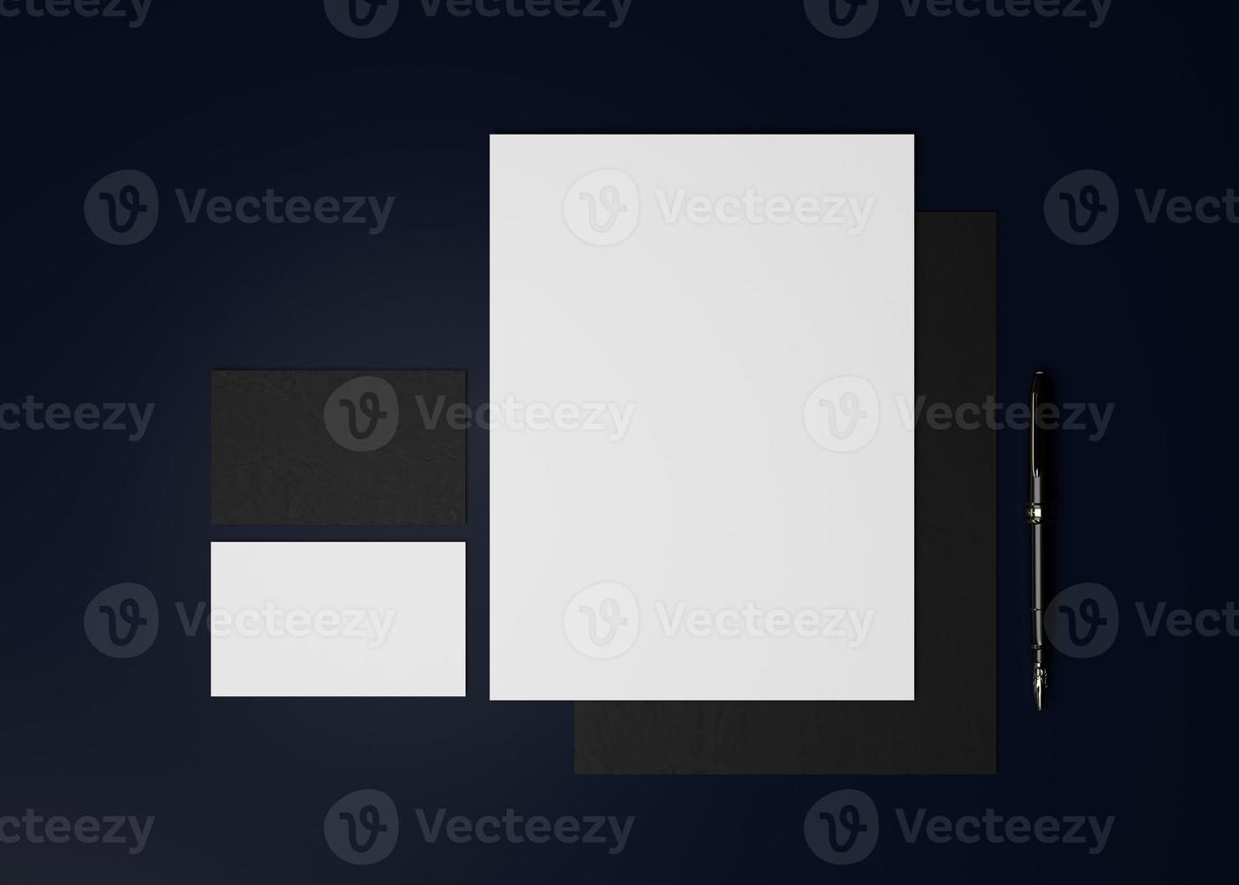 Stationary set mockup photo