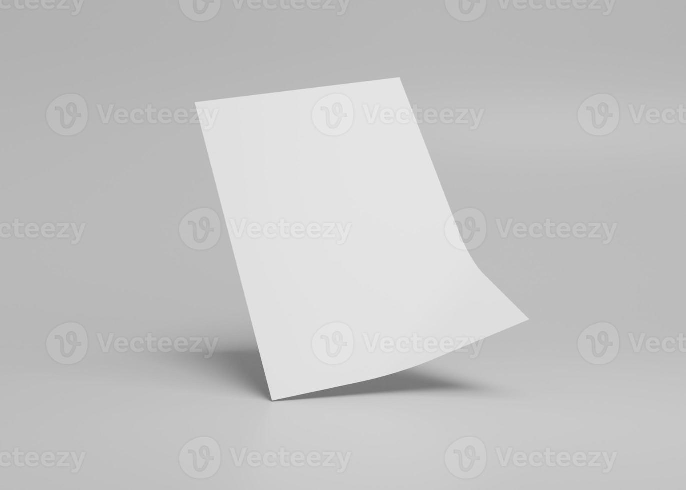 Business documents and letterhead mockup photo