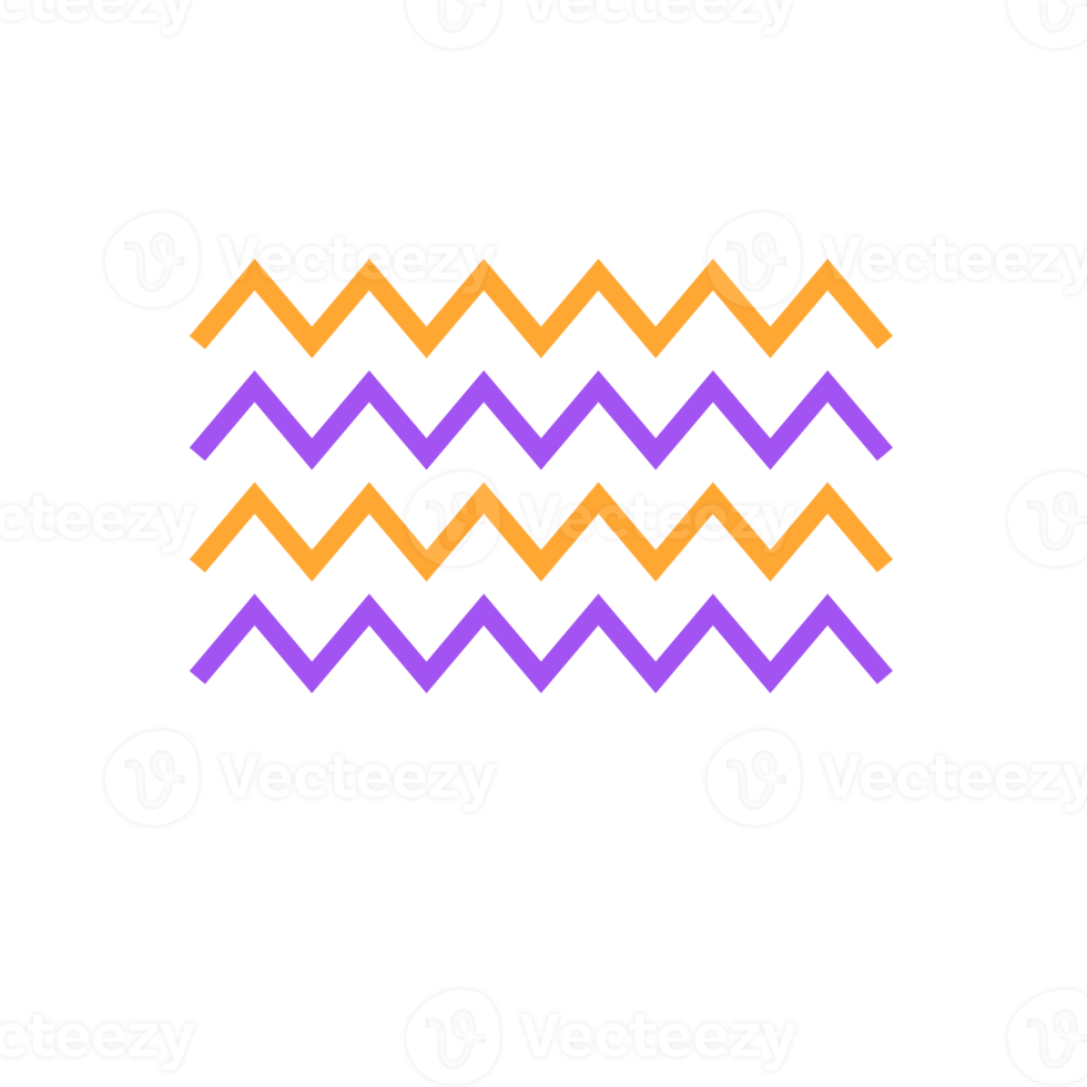 elementos de menfis forma de estructura de objeto de línea geométrica simple png