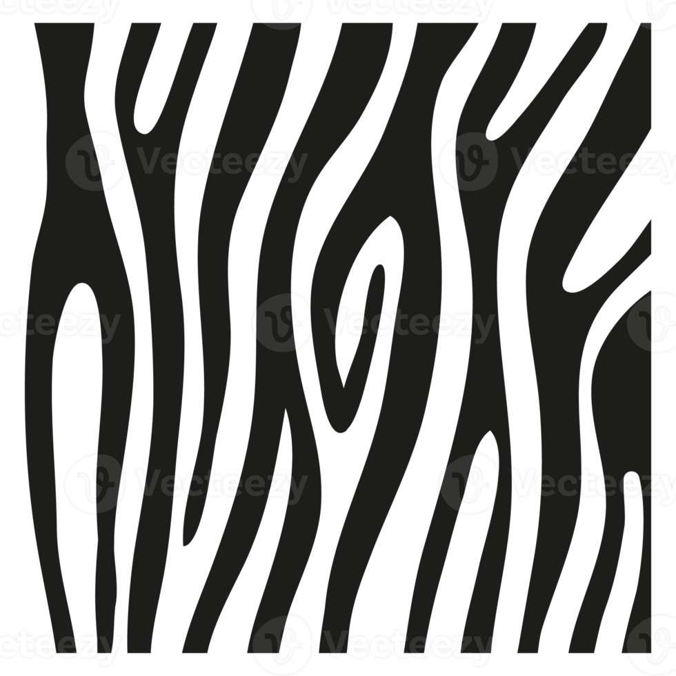 svarta ränder på huden på en zebra för dekorationsgrafik png