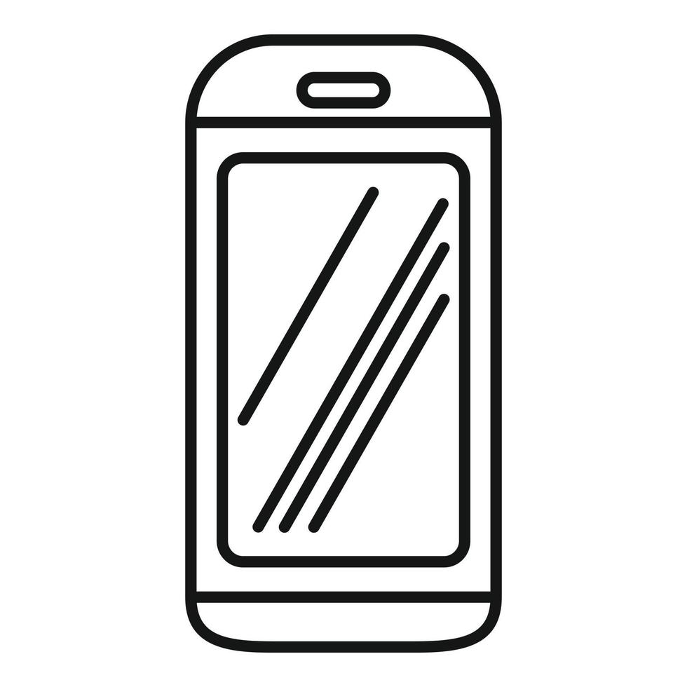 Cabine elevator icon, outline style vector