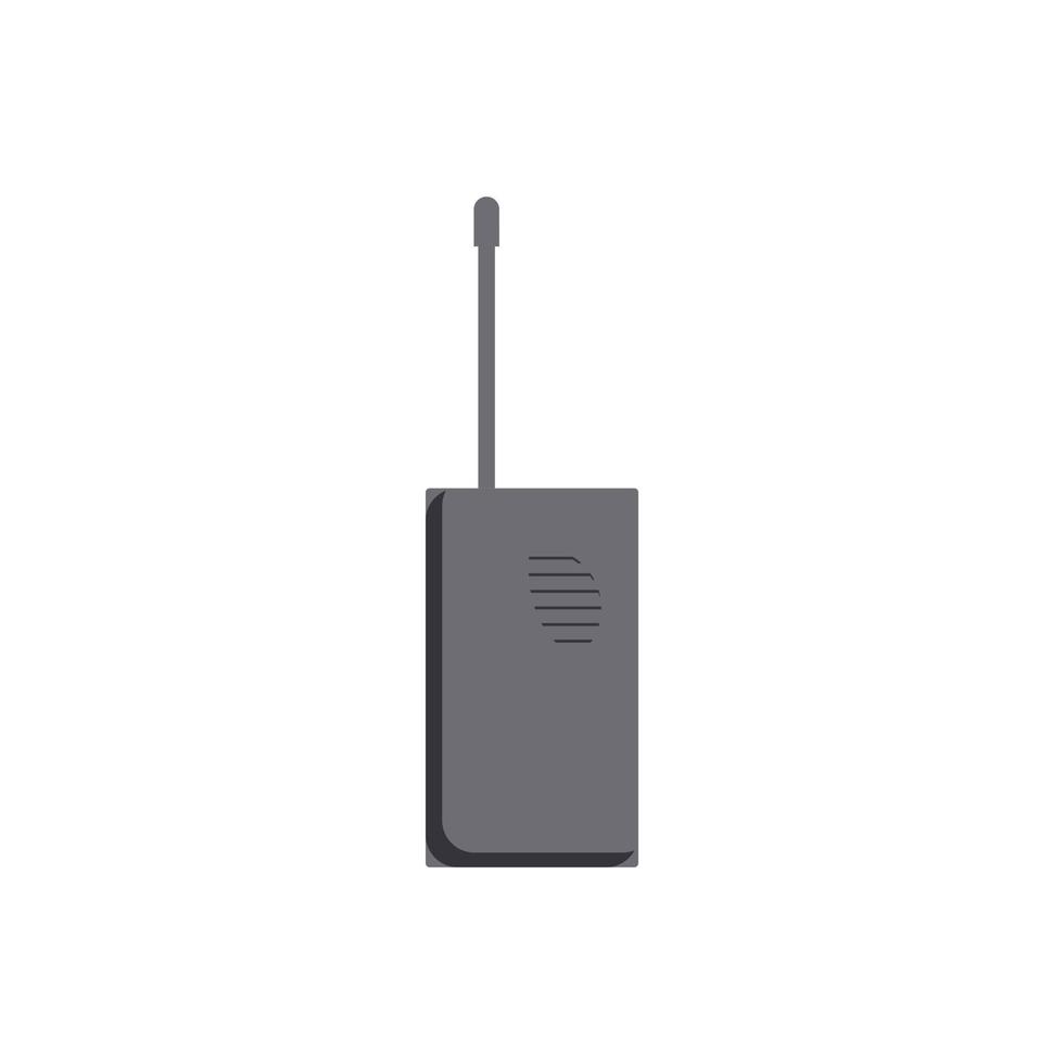 icono de transceptor de radio en estilo de dibujos animados vector