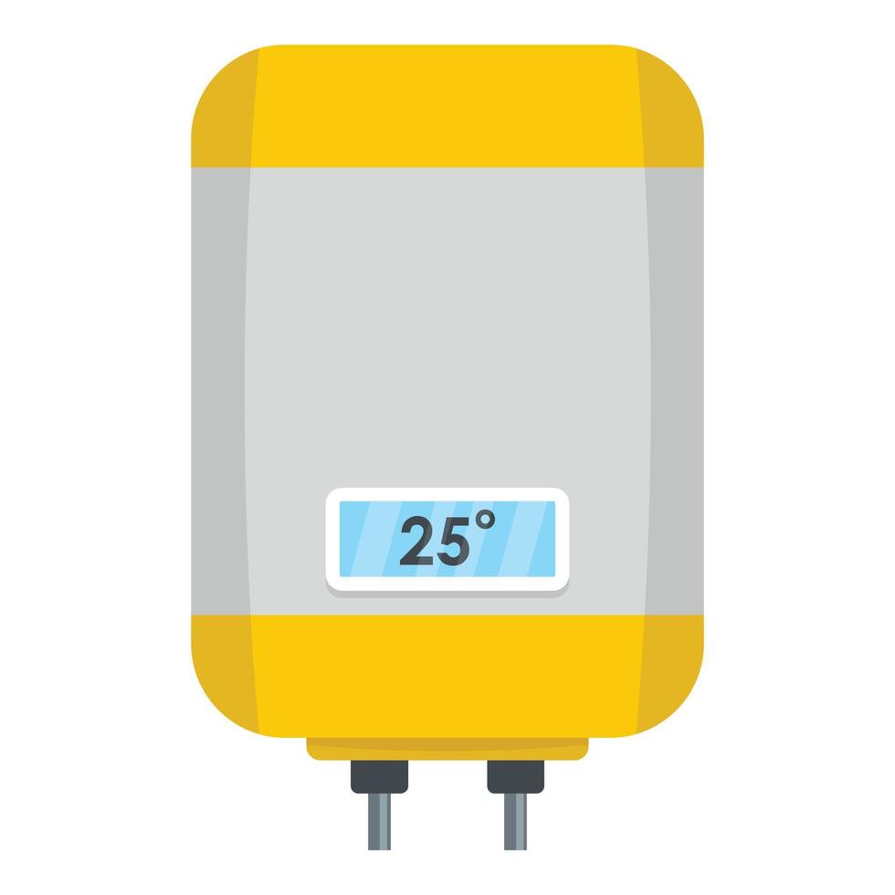 Climate boiler icon, flat style vector