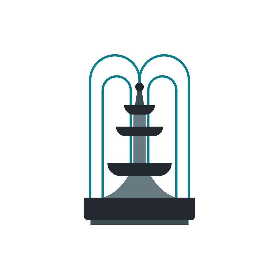 Fountain icon in flat style vector