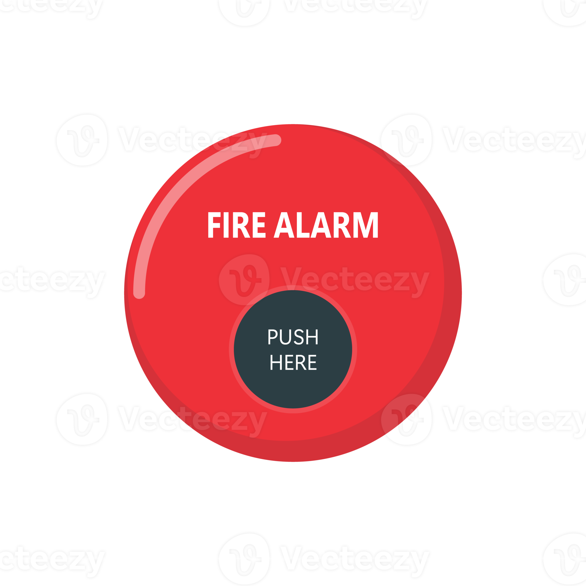 Fire alarm button. A fire alarm alerts people to evacuate the building