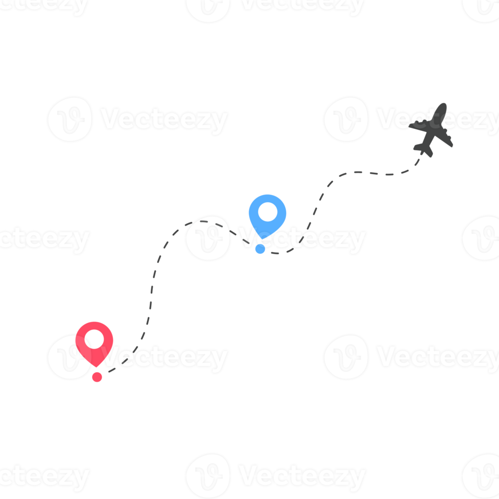pino de rota de viagem de avião no mapa do mundo ideias de viagens de viagem png