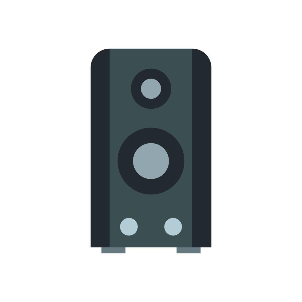 Music column icon, flat style vector