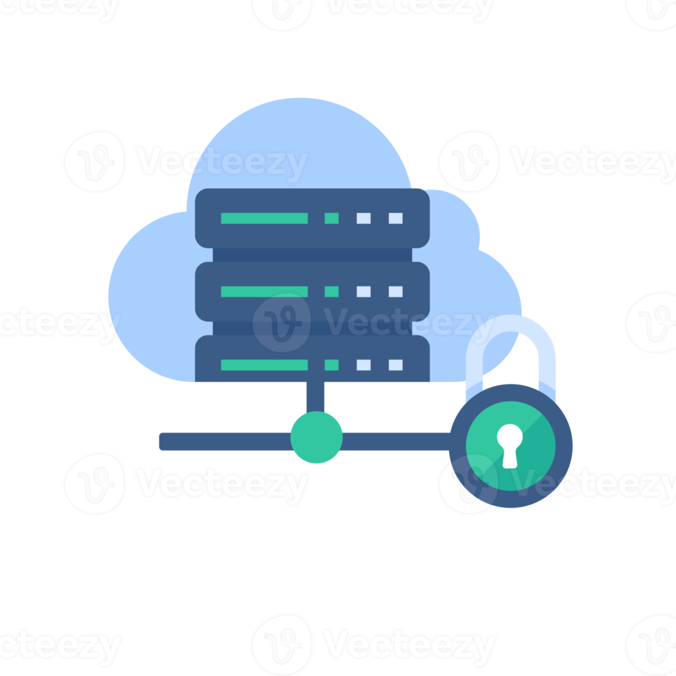 Data center servers. Connecting to big data on the cloud. large amount of data storage png